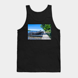 Wooden dock and boats Tank Top